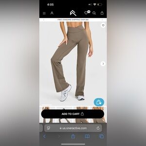 Oner Active Unified flare wrap leggings regular length L